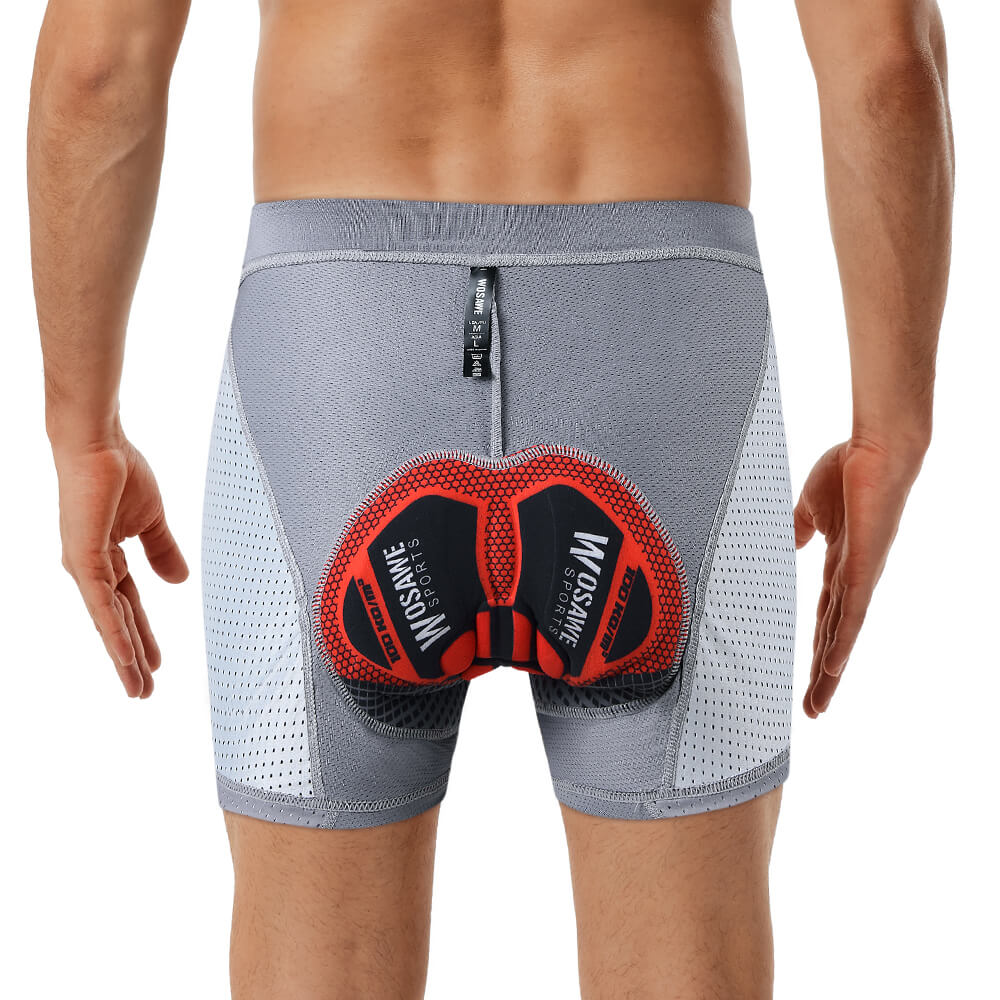 Herren Radunterhose mit 3D Gel-Polster – Atmungsaktive Fahrrad Innenhose