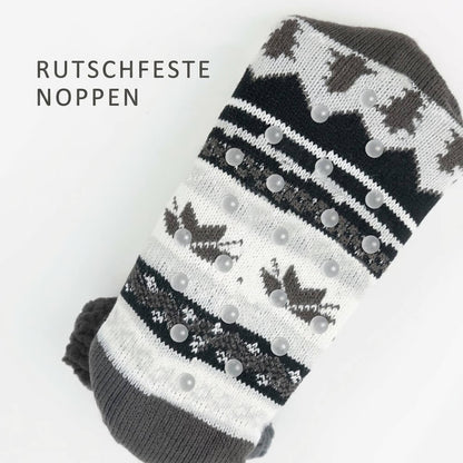 Herren Rutschfeste Thermo Hüttensocken – Sherpa Gefüttert, Weihnachtsgeschenk