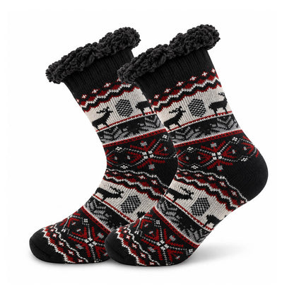 Herren Rutschfeste Thermo Hüttensocken – Sherpa Gefüttert, Weihnachtsgeschenk