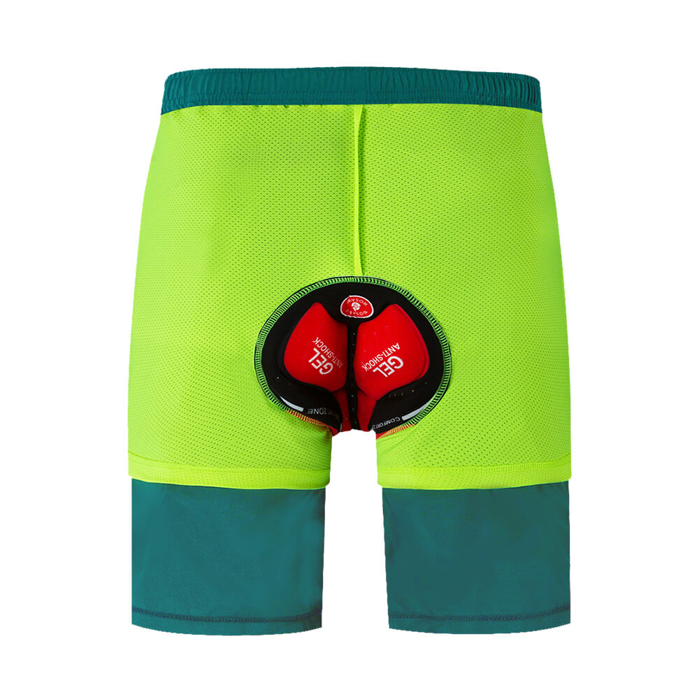 Herren Baggy Fahrradhose – Gelgepolsterte MTB Radhose für Freizeit & Radfahren