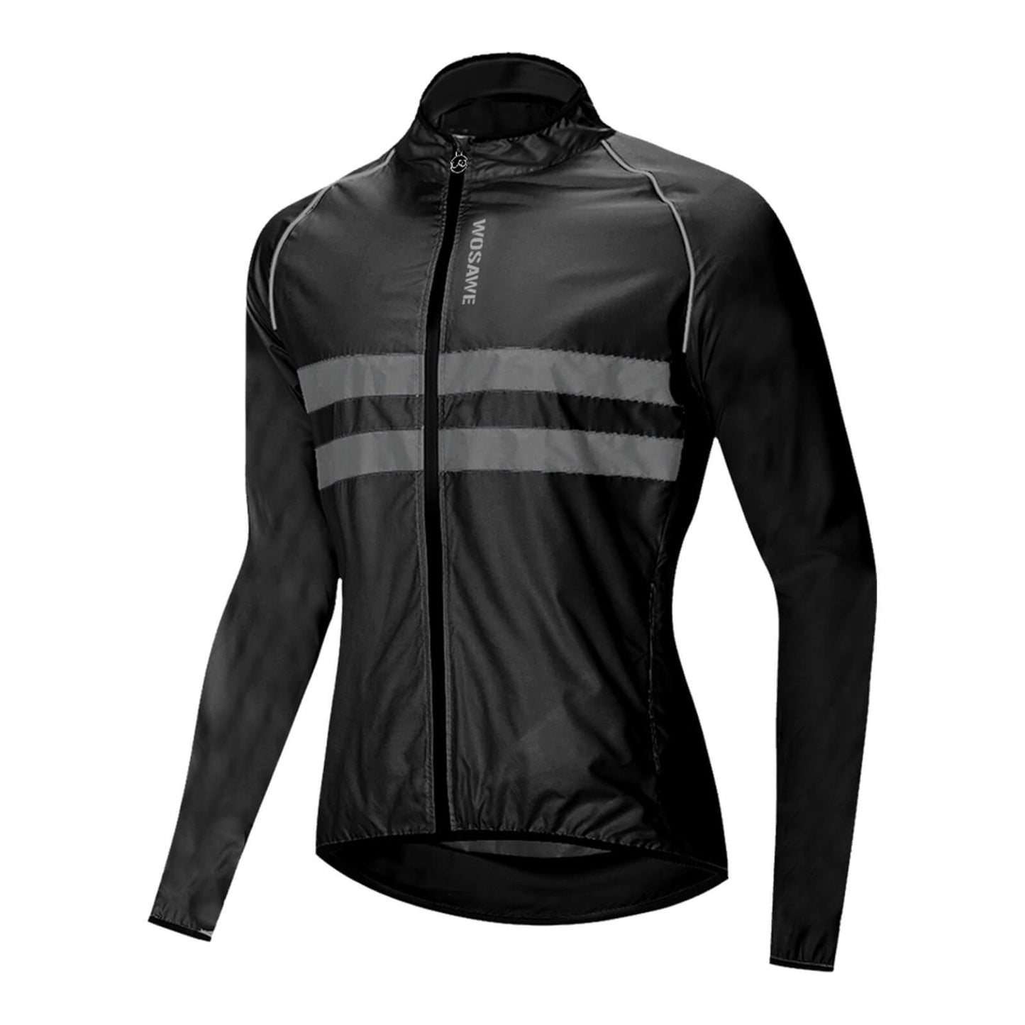 Herren Fahrradjacke – Winddicht, Wasserabweisend & Reflektierend, Leichte Outdoor Windjacke