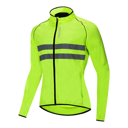 Herren Fahrradjacke – Winddicht, Wasserabweisend & Reflektierend, Leichte Outdoor Windjacke