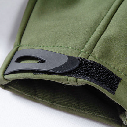 Herren Outdoor Taktische Jacke | Wasserdichte Wanderjacke mit Kapuze