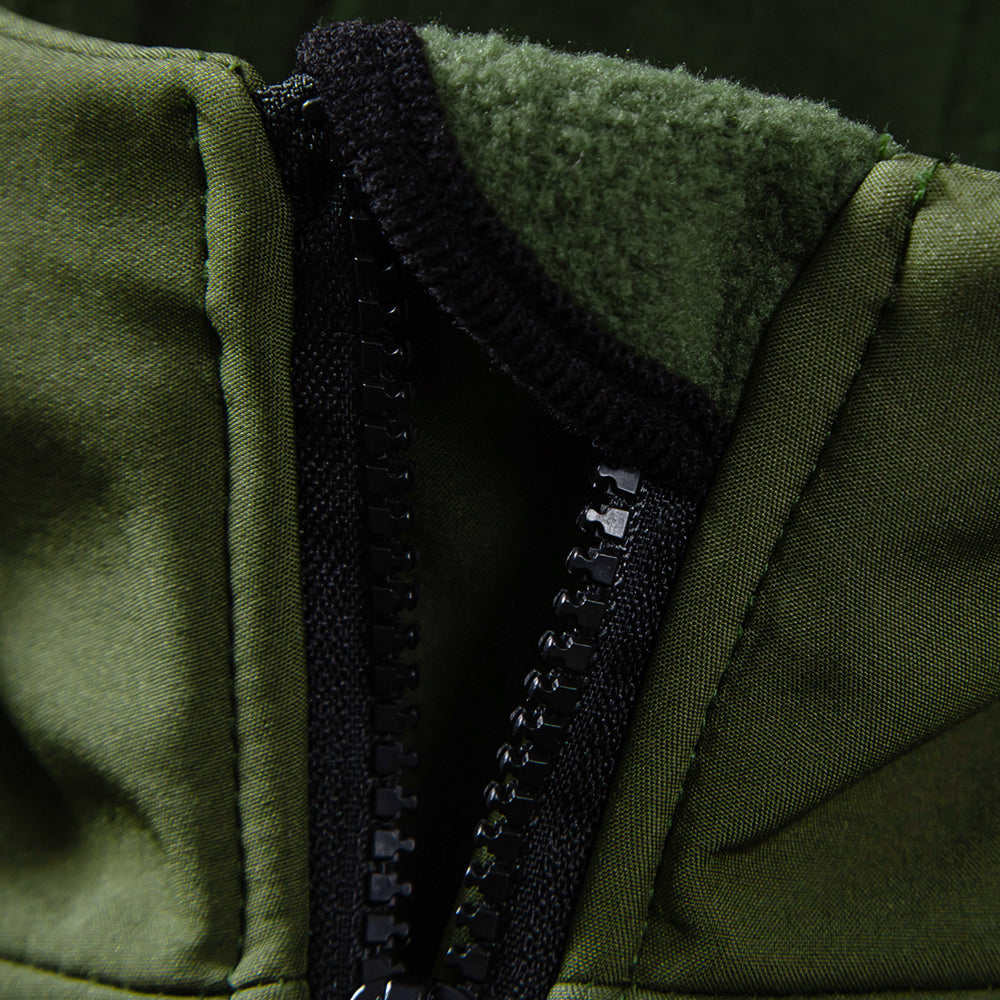 Herren Outdoor Taktische Jacke | Wasserdichte Wanderjacke mit Kapuze