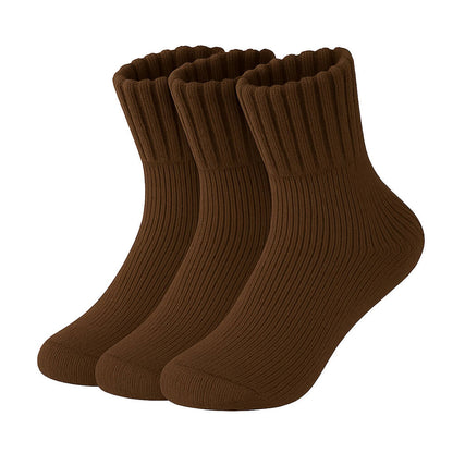 Kuschelige Alltagssocken Damen – 3 Paar(EU 36–42)