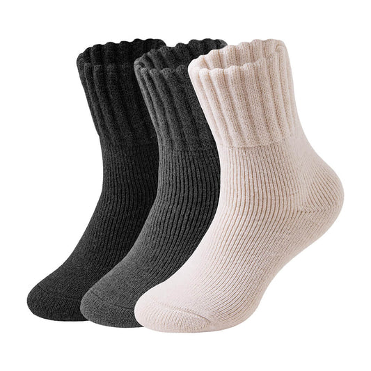 Kuschelige Alltagssocken Damen – 3 Paar(EU 36–42)