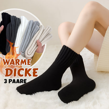 Kuschelige Alltagssocken Damen – 3 Paar(EU 36–42)