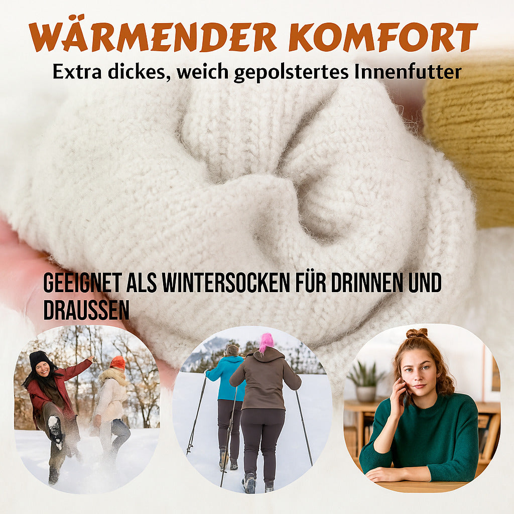 Kuschelige Alltagssocken Damen – 3 Paar(EU 36–42)