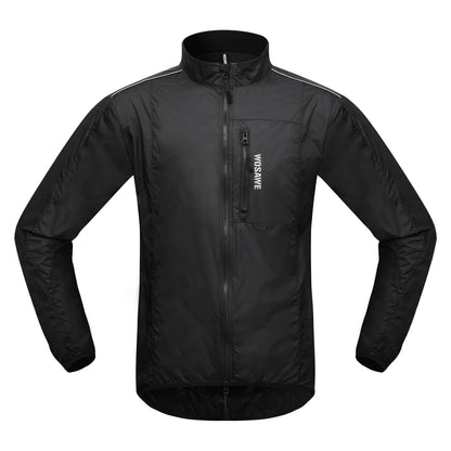 Leichte Fahrradjacke – Winddicht, wasserabweisend & reflektierend Windbreaker
