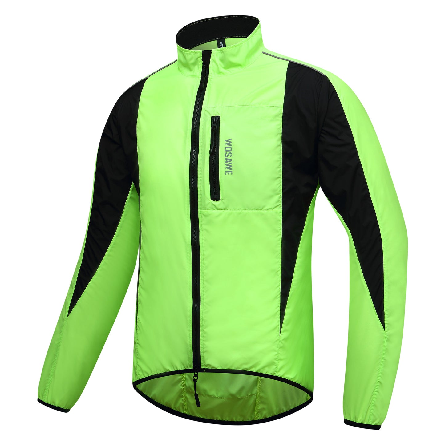 Leichte Fahrradjacke – Winddicht, wasserabweisend & reflektierend Windbreaker