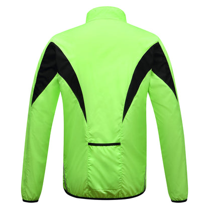 Leichte Fahrradjacke – Winddicht, wasserabweisend & reflektierend Windbreaker