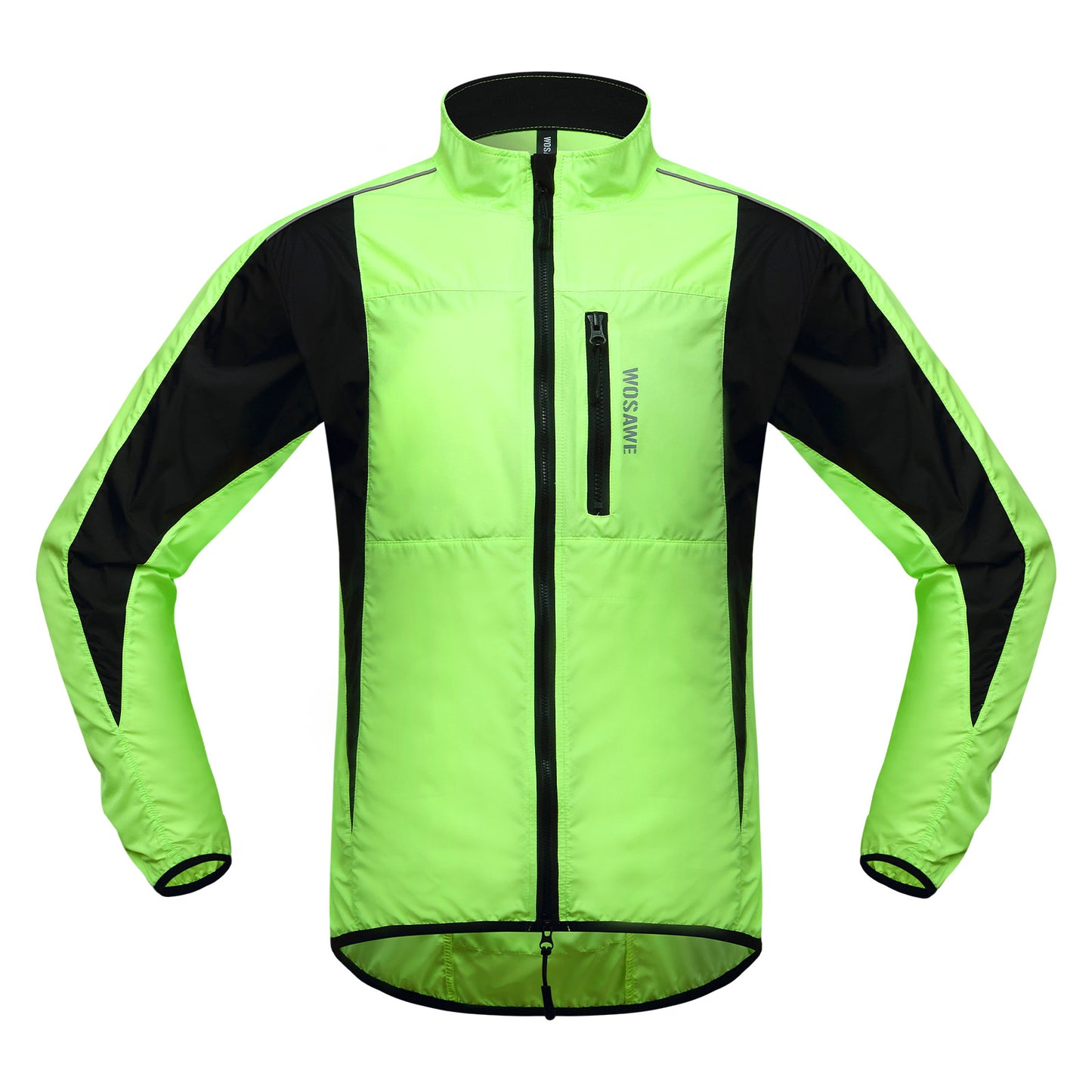 Leichte Fahrradjacke – Winddicht, wasserabweisend & reflektierend Windbreaker