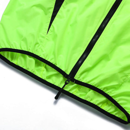 Leichte Fahrradjacke – Winddicht, wasserabweisend & reflektierend Windbreaker
