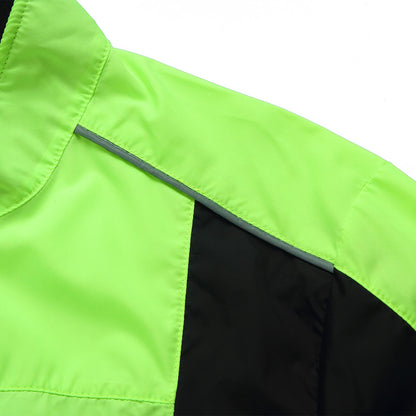 Leichte Fahrradjacke – Winddicht, wasserabweisend & reflektierend Windbreaker