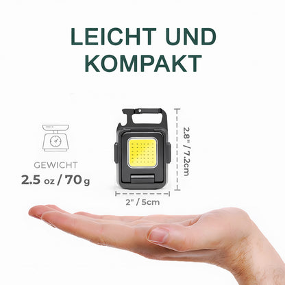 Mini LED Campinglampe mit Haken und USB