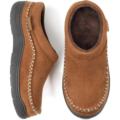 Orthopädische Herren Hausschuhe – Warm & mit Fußgewölbestütze