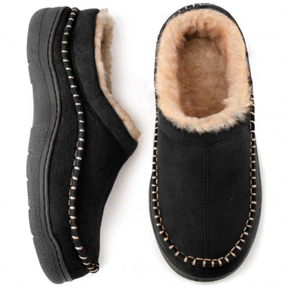 Orthopädische Herren Hausschuhe – Warm & mit Fußgewölbestütze