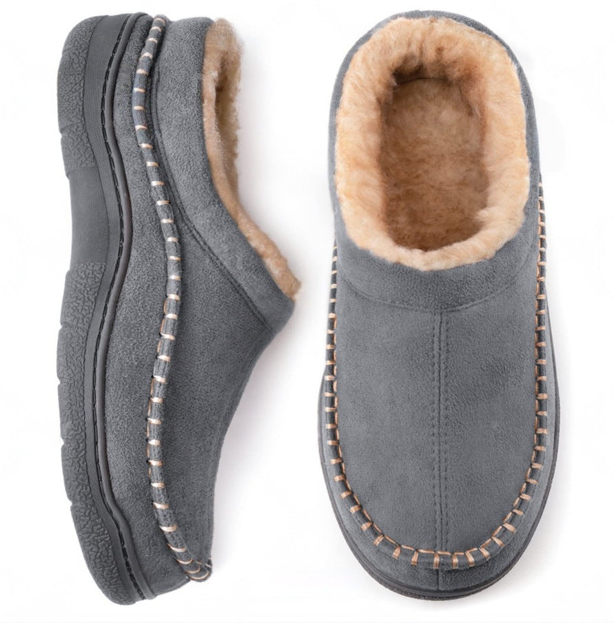 Orthopädische Herren Hausschuhe – Warm & mit Fußgewölbestütze