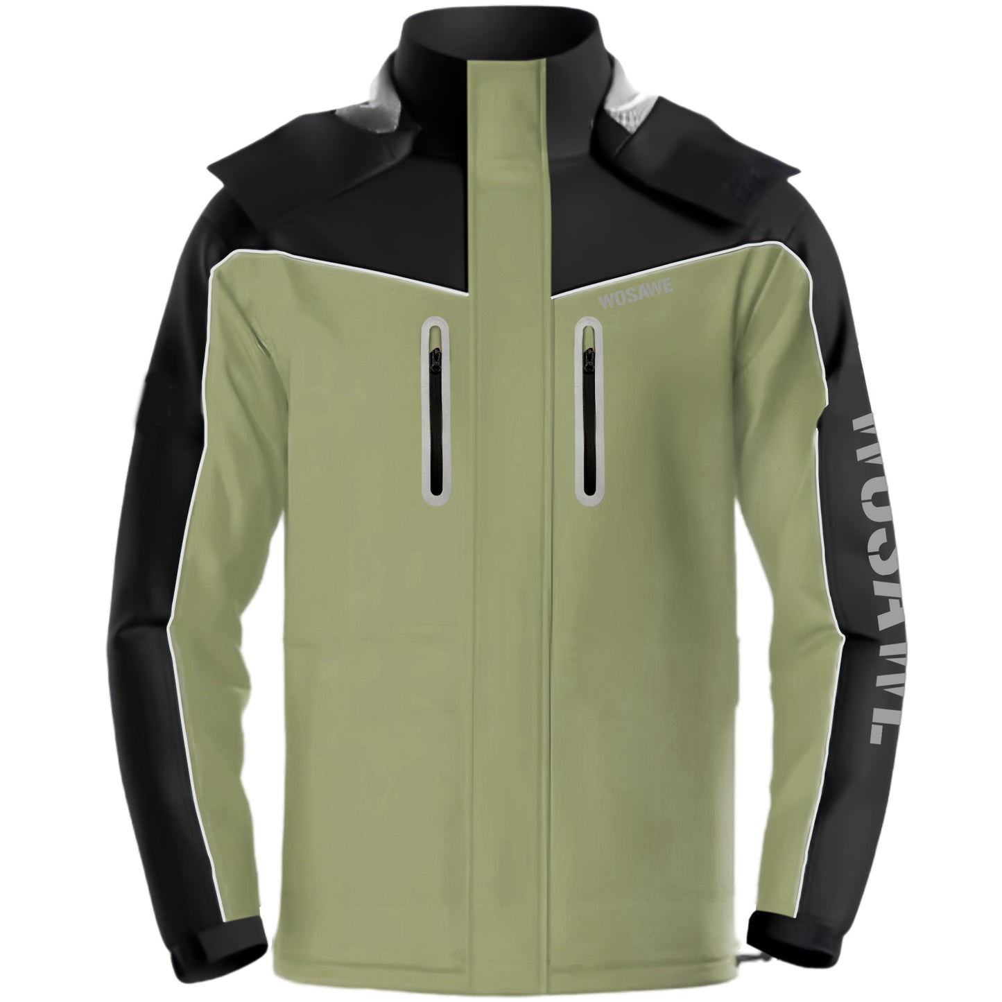 Outdoor Regenjacke Wasserdicht Winddicht mit Kapuze