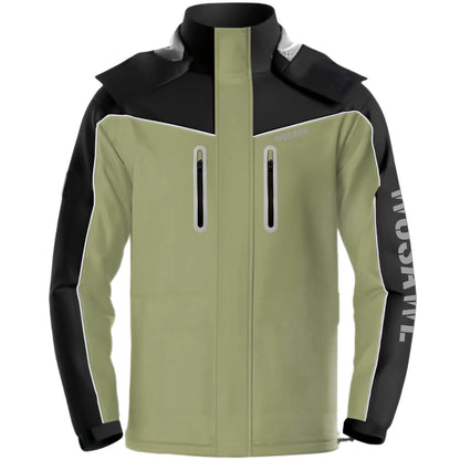 Outdoor Regenjacke Wasserdicht Winddicht mit Kapuze