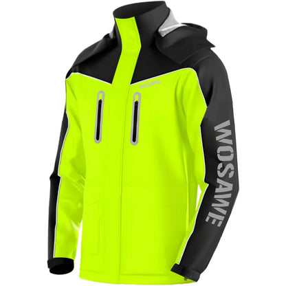 Outdoor Regenjacke Wasserdicht Winddicht mit Kapuze