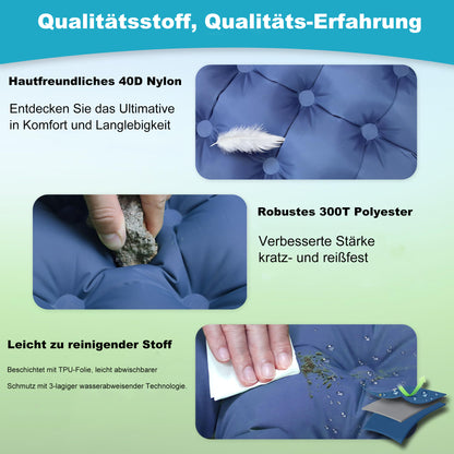 Outdoor Ultraleicht Isomatte Selbstaufblasende Luftmatratze