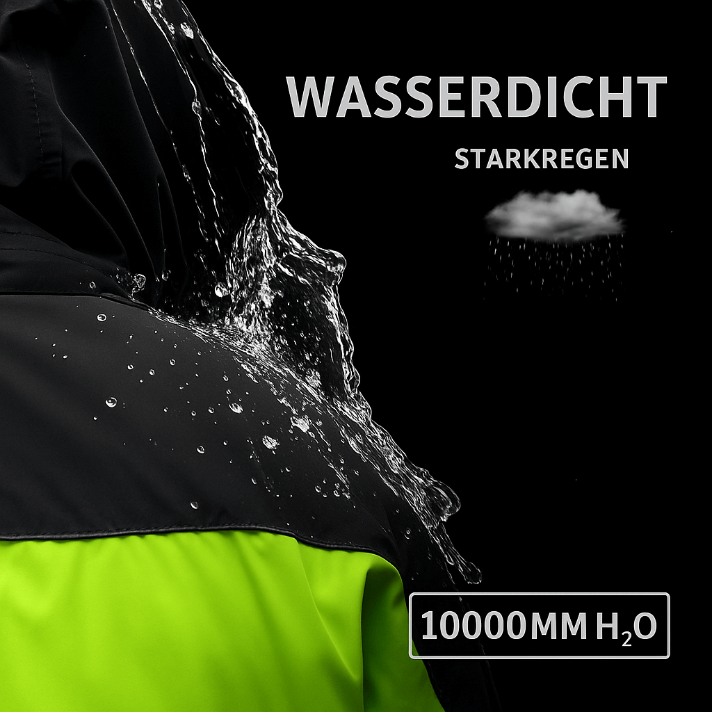 Outdoor Regenjacke Wasserdicht Winddicht mit Kapuze