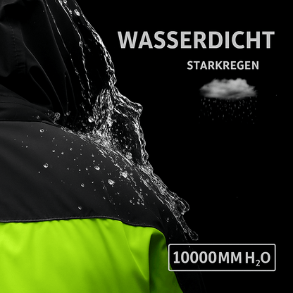 Outdoor Regenjacke Wasserdicht Winddicht mit Kapuze