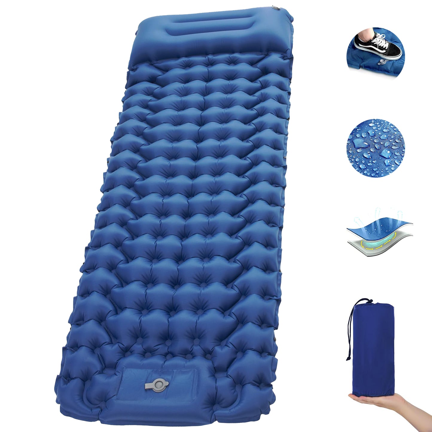 Outdoor Ultraleichte Isomatte Selbstaufblasbar für Camping und Reisen