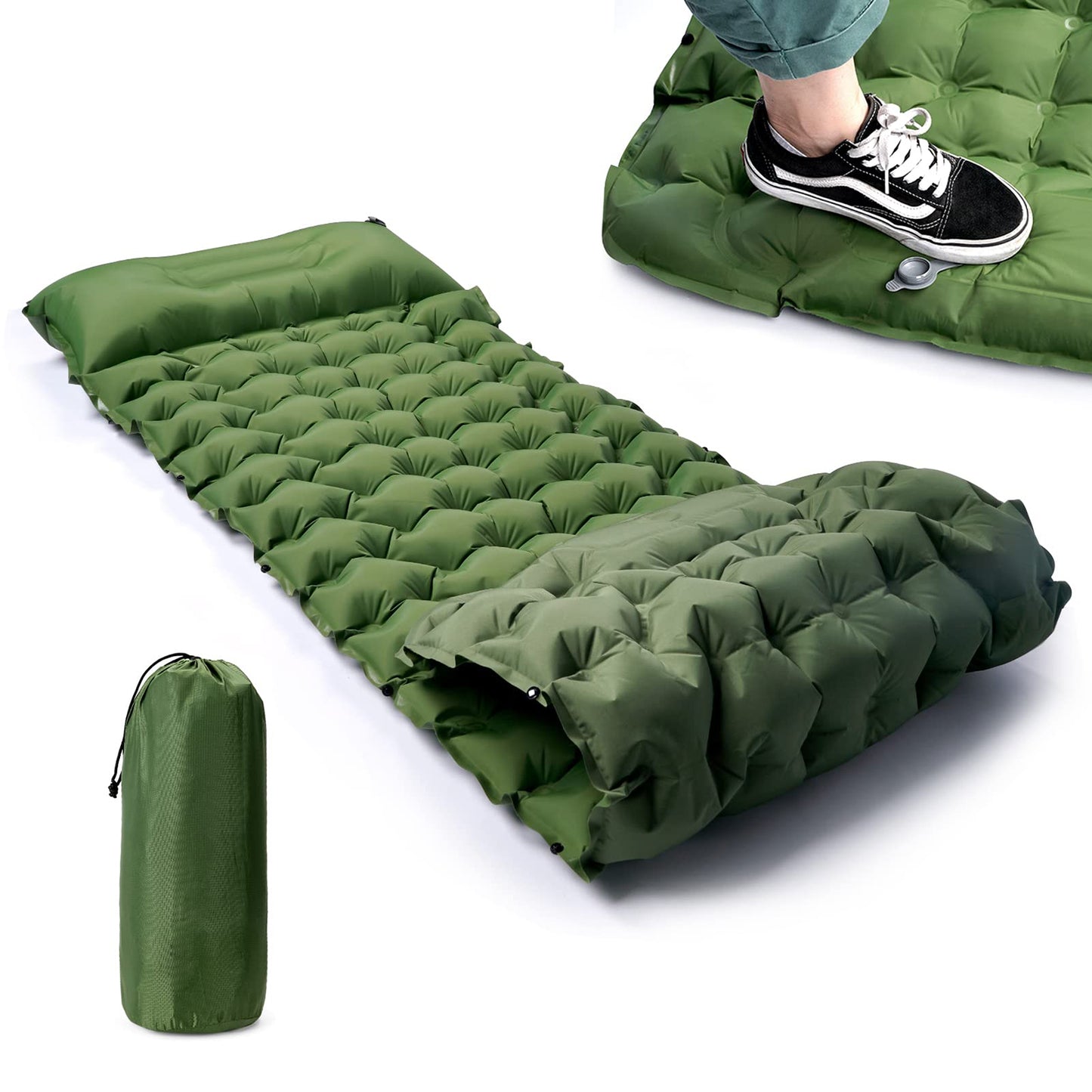 Outdoor Ultraleichte Isomatte Selbstaufblasbar für Camping und Reisen