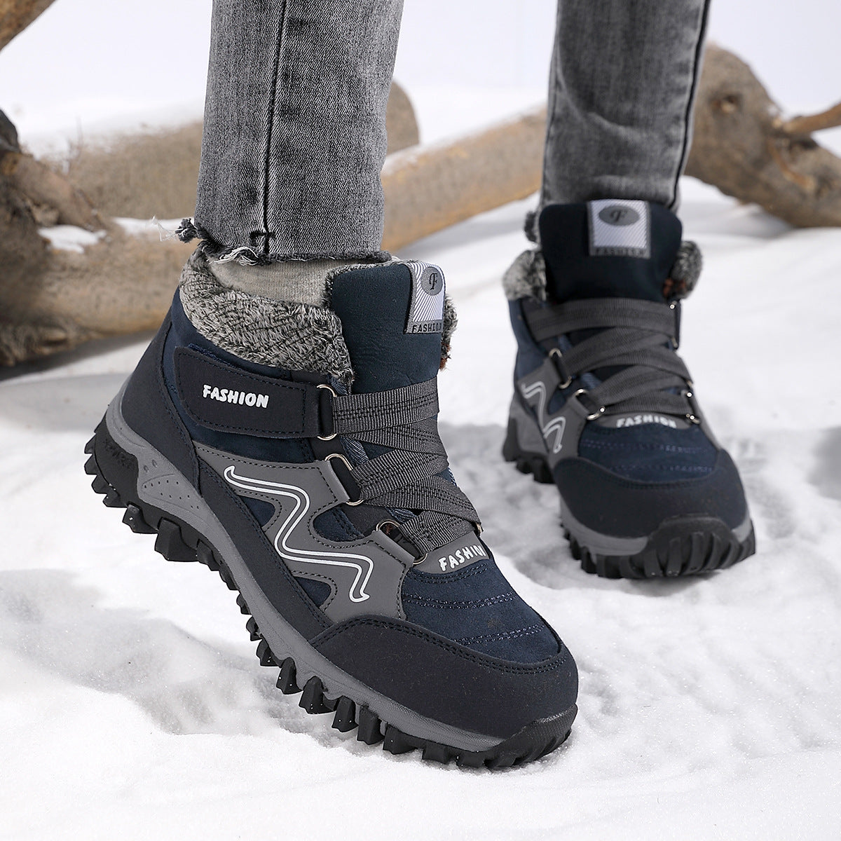 Outdoor Rutschfeste Wanderschuhe Warme Hohe Stiefel - Unisex