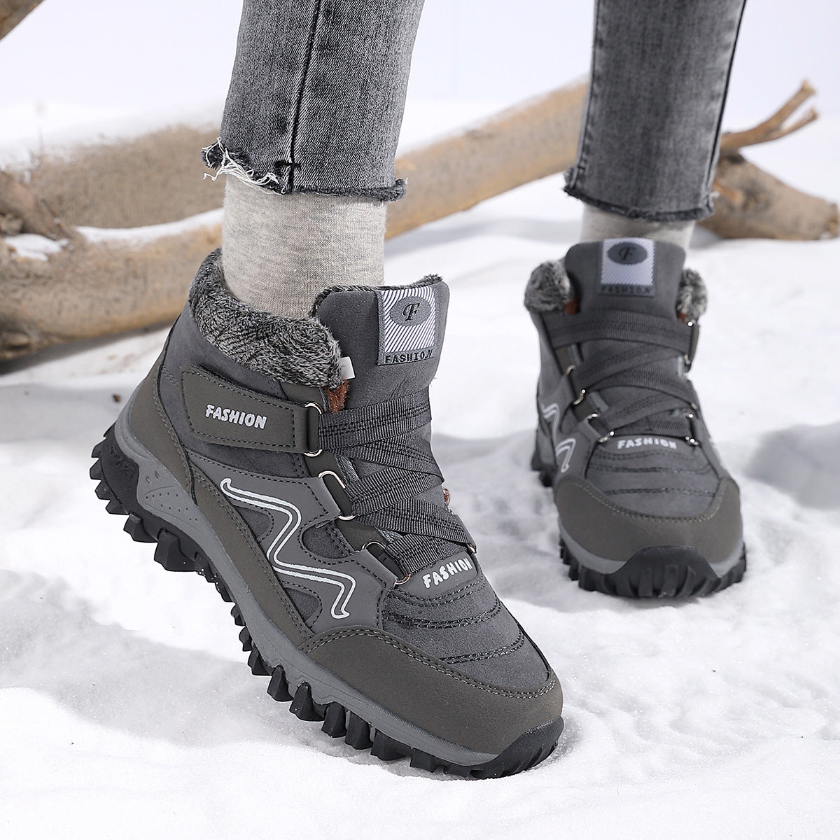 Outdoor Rutschfeste Wanderschuhe Warme Hohe Stiefel - Unisex