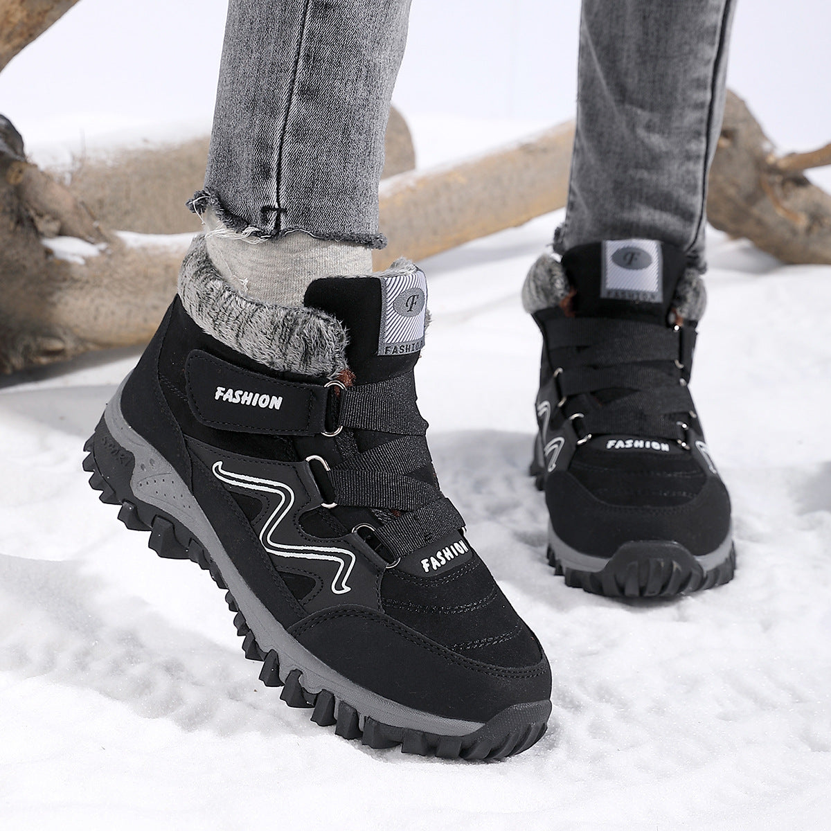 Outdoor Rutschfeste Wanderschuhe Warme Hohe Stiefel - Unisex