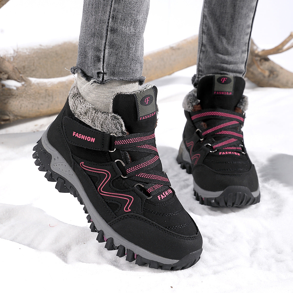 Outdoor Rutschfeste Wanderschuhe Warme Hohe Stiefel - Unisex