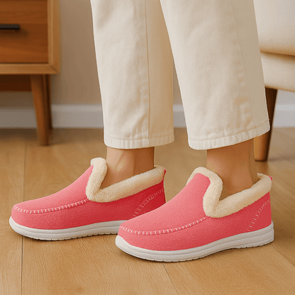 SoftHaus – Plüschgefütterte Orthopädische Rutschfest Winterchuhe