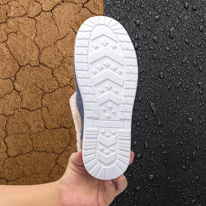 SoftHaus – Plüschgefütterte Orthopädische Rutschfeste Hausschuhe für Winter