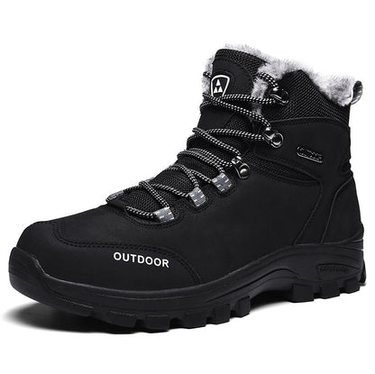 Wanderschuhe Snow aus Samt für Outdoor Wandern