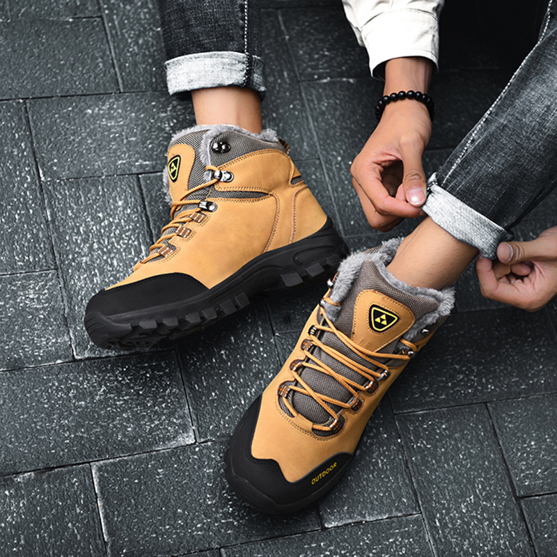 Wanderschuhe Snow aus Samt für Outdoor Wandern