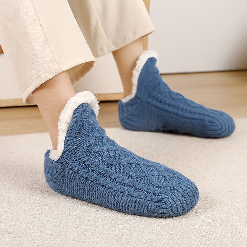Warme Flauschige Haussocken – Rutschfeste Kuschelsocken für Damen & Herren(1 Paar)