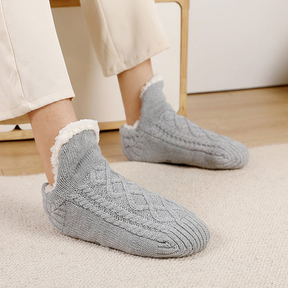 Warme Flauschige Haussocken – Rutschfeste Kuschelsocken für Damen & Herren(1 Paar)
