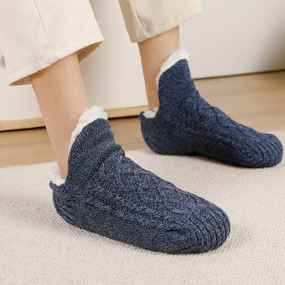Warme Flauschige Haussocken – Rutschfeste Kuschelsocken für Damen & Herren(1 Paar)