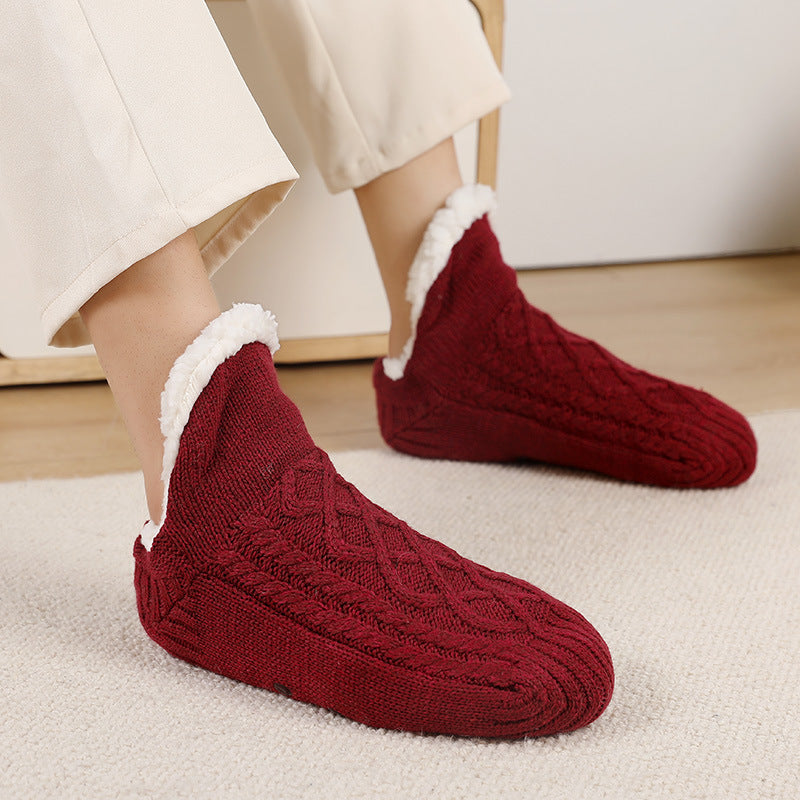 Warme Flauschige Haussocken – Rutschfeste Kuschelsocken für Damen & Herren(1 Paar)