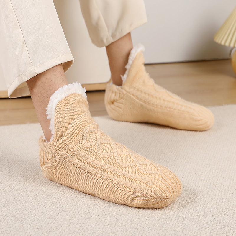 Warme Flauschige Haussocken – Rutschfeste Kuschelsocken für Damen & Herren(1 Paar)
