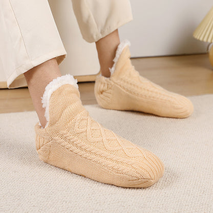 Warme Flauschige Haussocken – Rutschfeste Kuschelsocken für Damen & Herren(1 Paar)