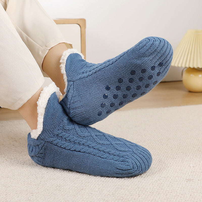 Warme Flauschige Haussocken – Rutschfeste Kuschelsocken für Damen & Herren(1 Paar)
