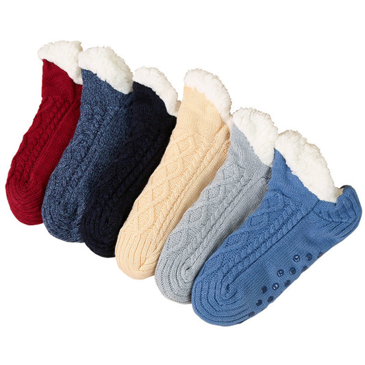 Warme Flauschige Haussocken – Rutschfeste Kuschelsocken für Damen & Herren(1 Paar)
