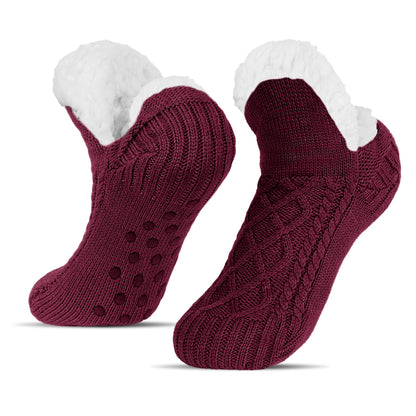 Warme Flauschige Haussocken – Rutschfeste Kuschelsocken für Damen & Herren(1 Paar)