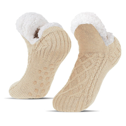 Warme Flauschige Haussocken – Rutschfeste Kuschelsocken für Damen & Herren(1 Paar)
