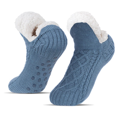 Warme Flauschige Haussocken – Rutschfeste Kuschelsocken für Damen & Herren(1 Paar)