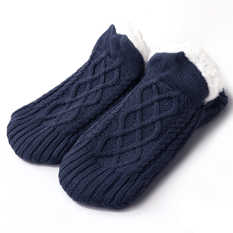 Warme Flauschige Haussocken – Rutschfeste Kuschelsocken für Damen & Herren(1 Paar)